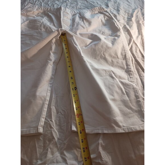d&co. Capri Pants Size XLT White Elastic Waist - Picture 6 of 9